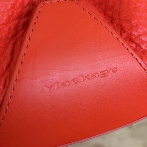 Mackage DEVA Leather & Suede Satchel Shoulder Bag - Picture 11 of 15